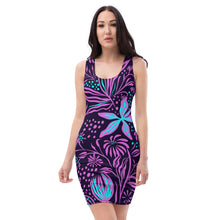 Charger l'image dans la galerie, Robe Coupée Fleur Purple- IMPERIAL 125 R'B