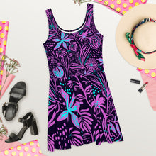 Charger l'image dans la galerie, Robe Evasée Florale Purple - IMPERIAL 125 R'B