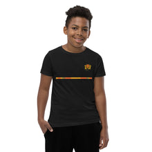 Charger l&#39;image dans la galerie, T-shirt à Manches Courtes Adolescent Bande madras Rouge Jaune Vert -IMPERIAL 125 R&#39;B
